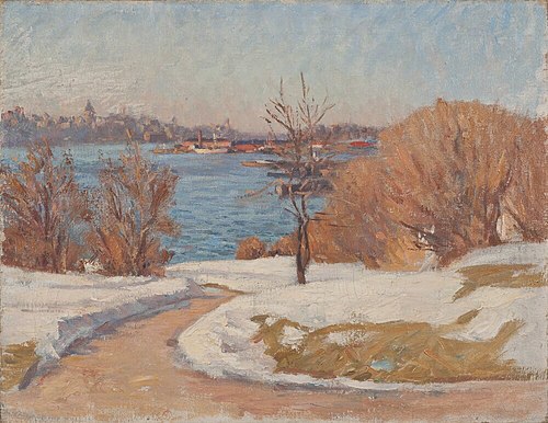 Late Winter, Waldemarsudde, 1908, Eugen de Suède
