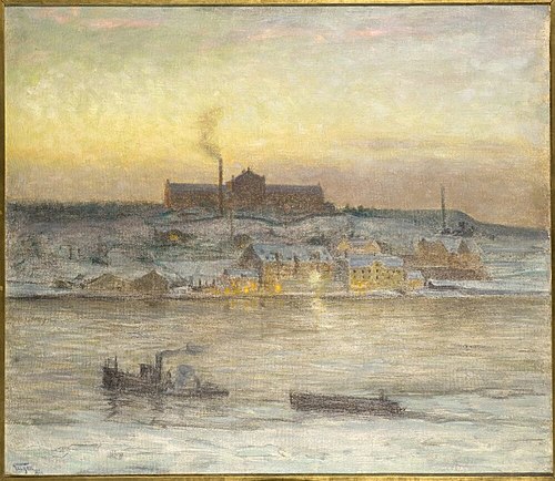 An Early Winter Morning, 1906, Eugen de Suède
