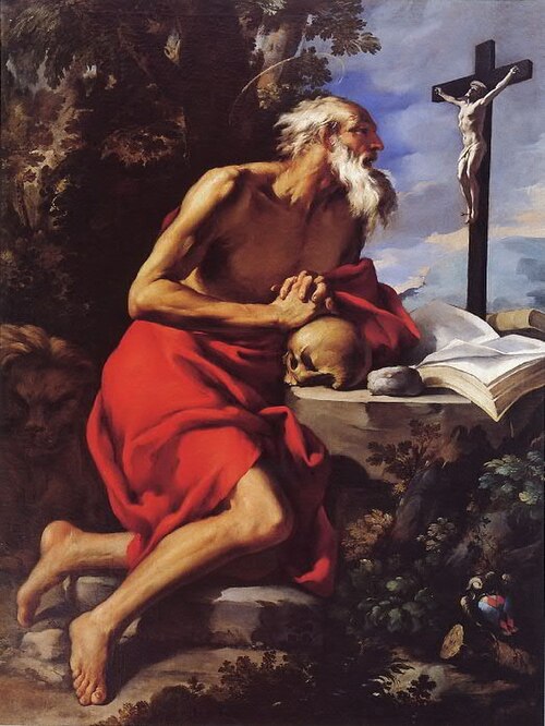 Saint Jérôme pénitent, , Alessandro Gherardini