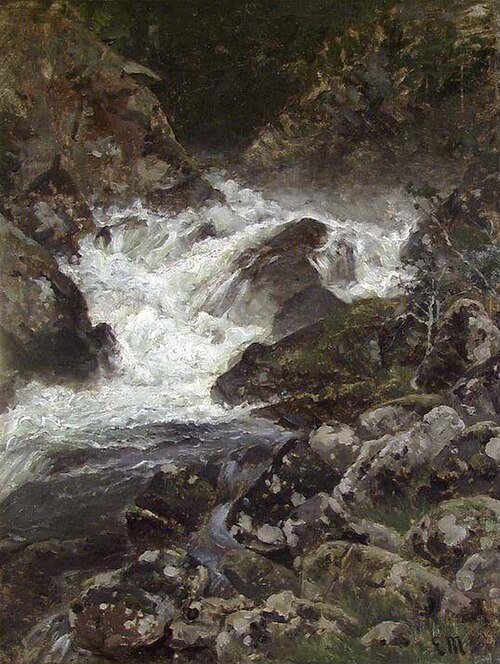 Waterfall, , Ludvig Munthe