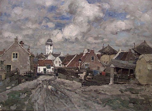 Village Street in Holland, 1895, Ludvig Munthe