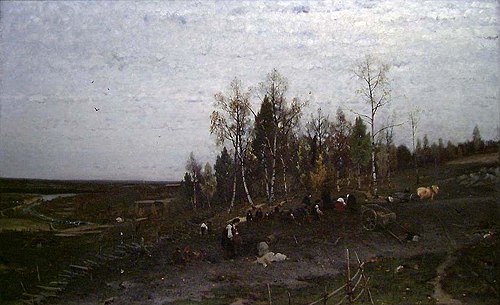 Digging Potatoes, 1873, Ludvig Munthe