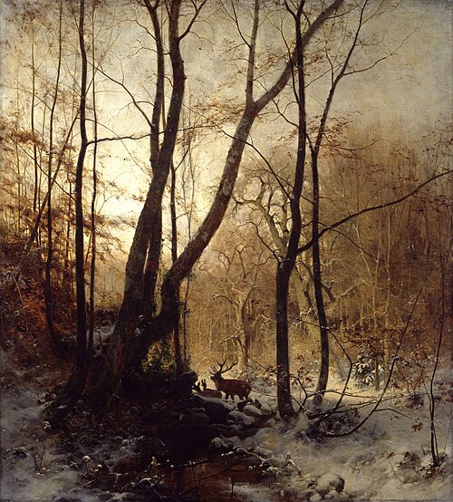 Winter in Germany, 1869, Ludvig Munthe
