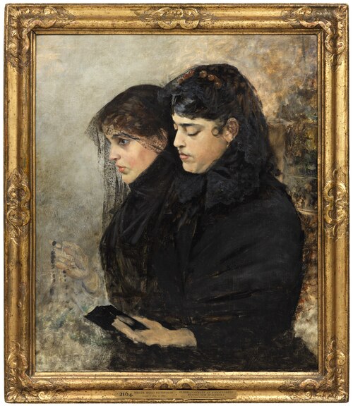 Portrait of the Artist's Wife and Sister-in-Law, , Hugo Birger