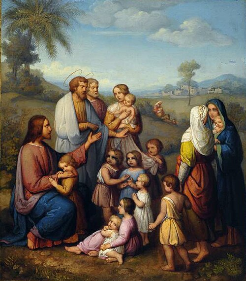 Lasset die Kindlein zu mir kommen, 1839, Marie Ellenrieder