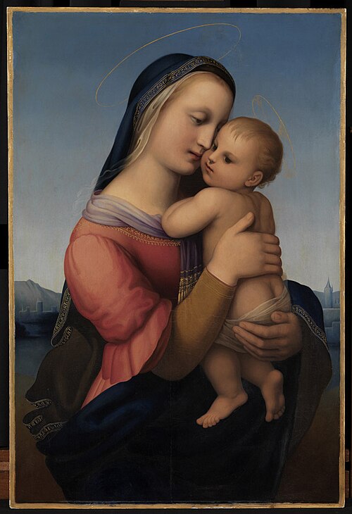 Kopie nach der "Madonna aus dem Hause Tempi" von Raffael, 1831, Marie Ellenrieder