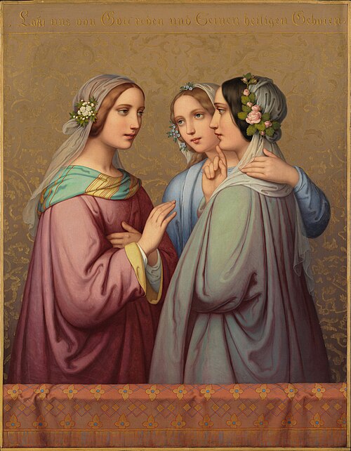 Drei Jungfrauen, 1849, Marie Ellenrieder