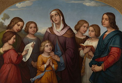 St Felicitas and her Seven Sons, 1847, Marie Ellenrieder