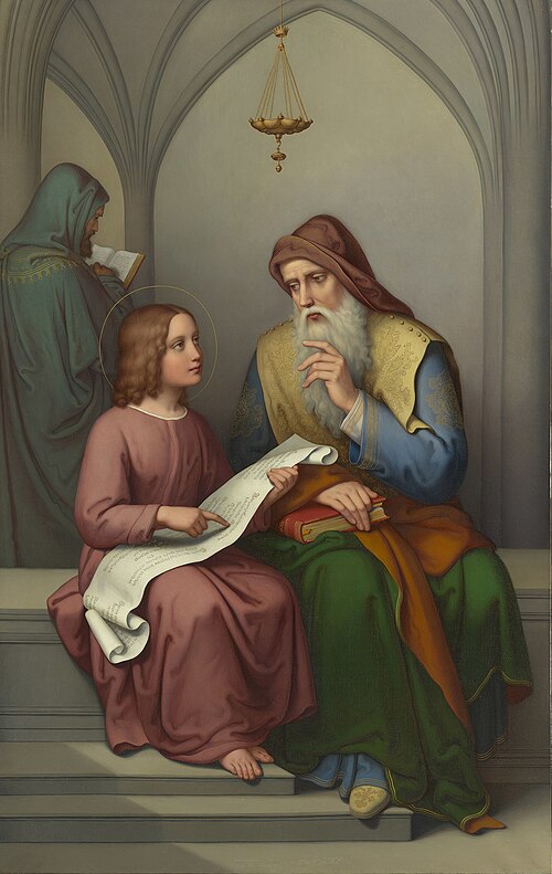 Christ in the Temple, 1849, Marie Ellenrieder