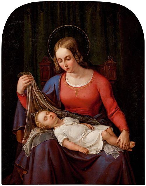 Vierge à l'Enfant, 1851, Alexander Schramm