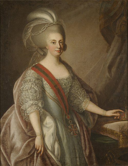 Maria I, Queen of Portugal., 1783, Giuseppe Troni