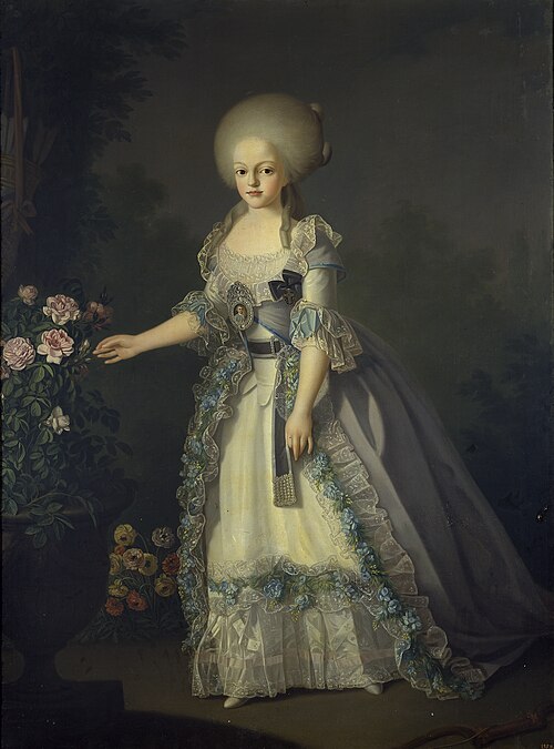 Carlota Joaquina infanta de España reina de Portugal, 1787, Giuseppe Troni