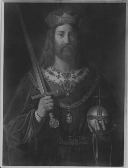 Ludwig I. der Kehlheimer (geb. 1174, reg. 1183-1231), Herzog von Bayern und Pfalzgraf bei Rhein, 1852, Julius Zimmermann