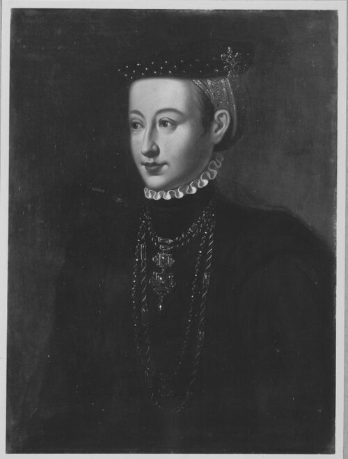 Magdalena (1553-1633), Tochter Herzog Wilhelms IV. von Jülich, Kleve und Berg, Gemahlin Herzog Johan, 1852, Julius Zimmermann