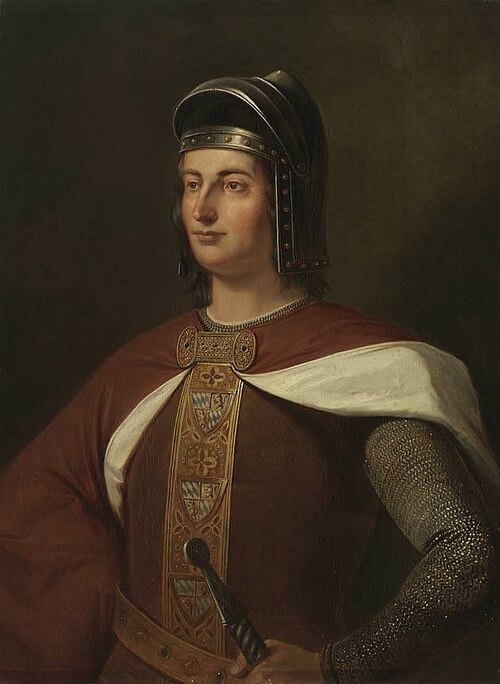 Stephan (geb. 1385, reg. 1410-1459), Pfalzgraf bei Rhein, Herzog von Simmern und Zweibrücken, 1852, Julius Zimmermann