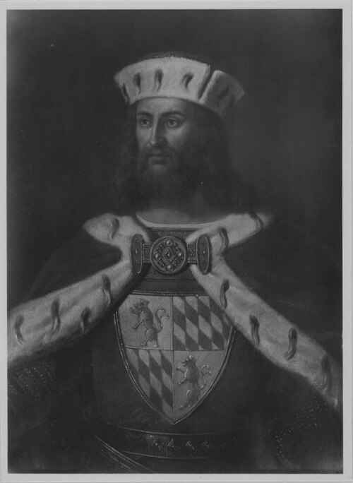 Otto der Große von Wittelsbach (geb. um 1117, reg. 1180 - 1183), Herzog von Bayern, 1852, Julius Zimmermann