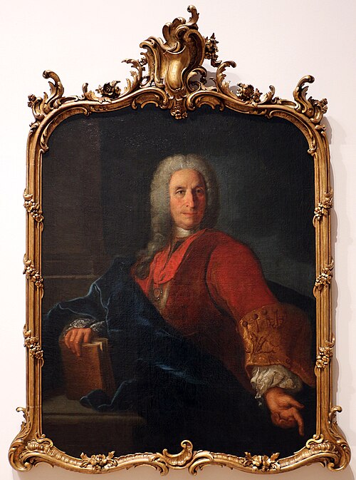 Portrait of Manuel de Azevedo Fortes, 1727, Pierre-Antoine Quillard