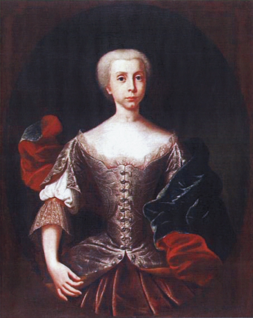 Portrait of D. Maria Bárbara de Bragança, 1720, Pierre-Antoine Quillard