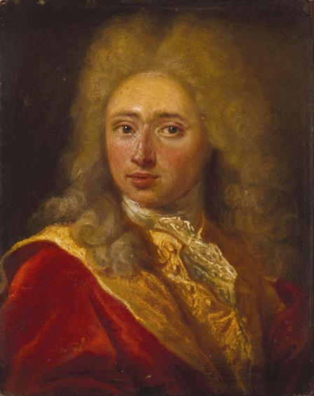 Retrato de Antoine Mangin, 1720, Pierre-Antoine Quillard