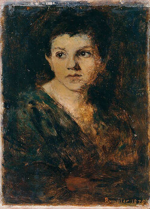 Knabenkopf, 1875, Franz Rumpler
