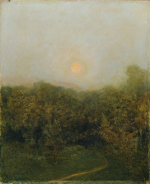 Mondaufgang, 1900, Franz Rumpler
