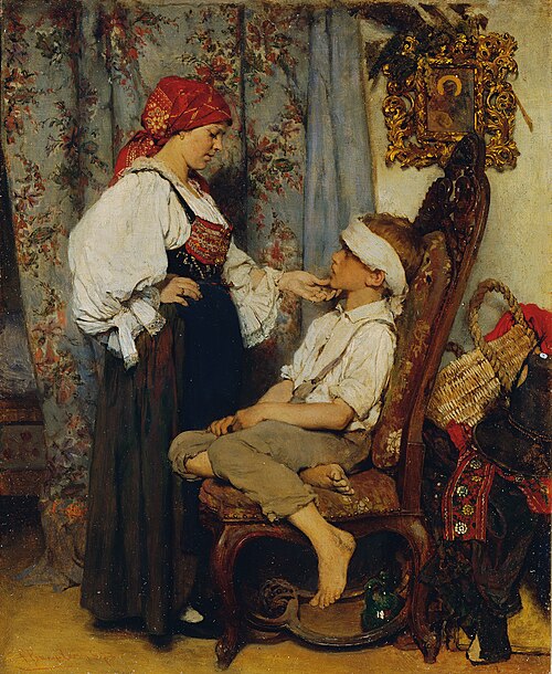 Der kleine Patient, 1873, Franz Rumpler