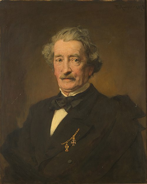 Der Jurist und Schriftsteller Franz Theobald Freiherr von Rizy, 1878, Franz Rumpler