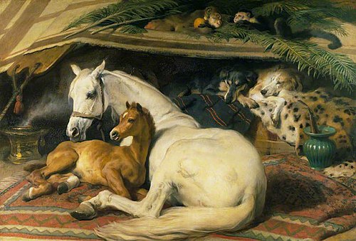 La Tente arabe, 1865, Edwin Landseer