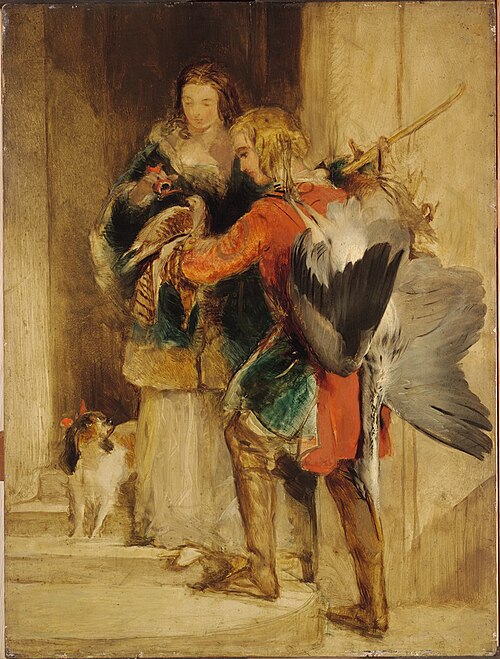 The Falcon, 1834, Edwin Landseer