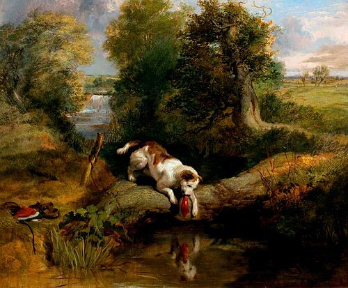 The Dog and the Shadow, 1822, Edwin Landseer