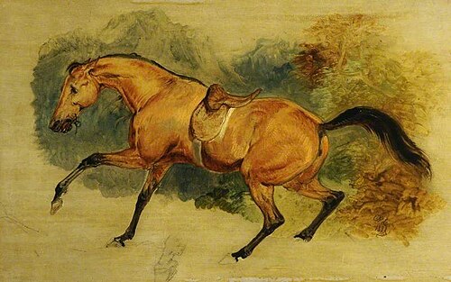 Count d'Orsay's Charger, 1822, Edwin Landseer