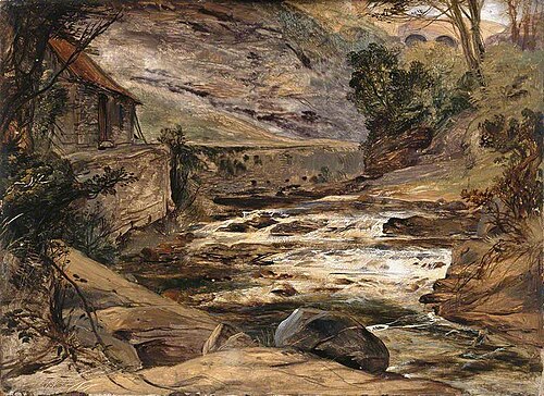 On the Tilt, Perthshire, 1826, Edwin Landseer