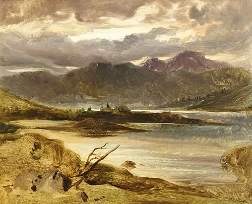 A Lake Scene, 1830, Edwin Landseer