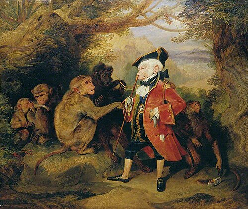 The Travelled Monkey, 1827, Edwin Landseer