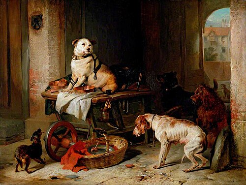 A Jack in Office, 1833, Edwin Landseer