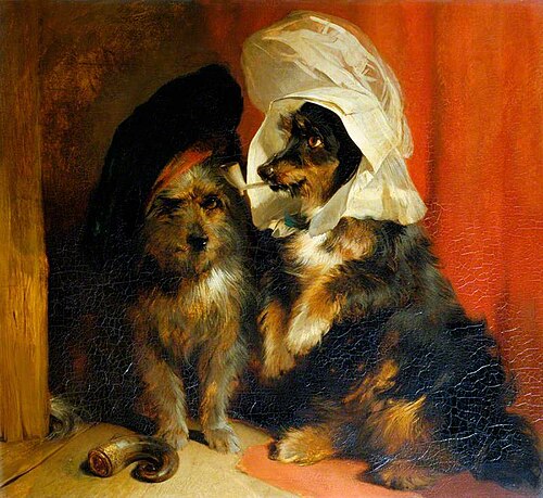 Comical Dogs, 1836, Edwin Landseer