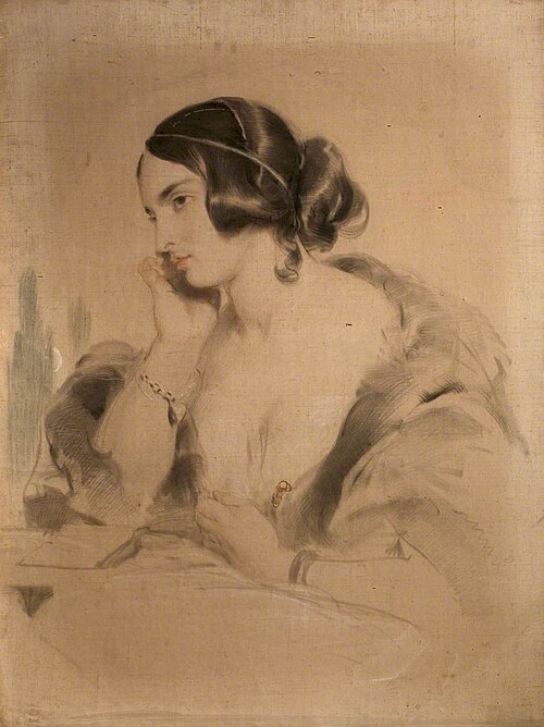 The Honourable Mrs Norton, 1837, Edwin Landseer