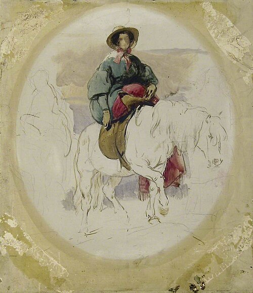 Queen Victoria on a highland Pony, , Edwin Landseer