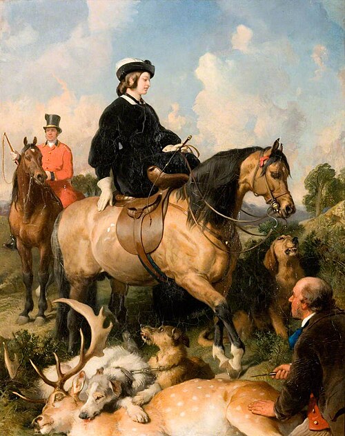 Queen Victoria in Windsor Home Park, 1865, Edwin Landseer