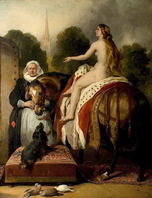 Lady Godiva's Prayer, 1865, Edwin Landseer