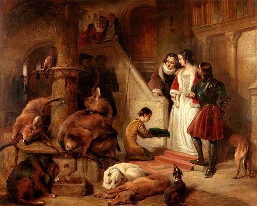 Bolton Court in Olden Times, , Edwin Landseer