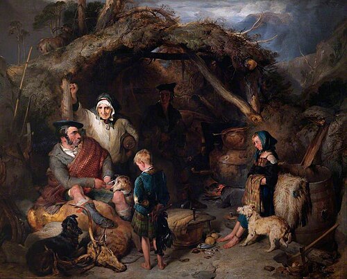 The Illicit Highland Whisky Still, 1829, Edwin Landseer
