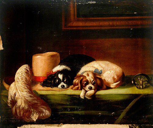 King Charles Spaniels ('The Cavalier's Pets'), , Edwin Landseer