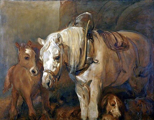 Mare and Foal, , Edwin Landseer