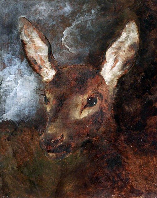 Head of a Hind, , Edwin Landseer