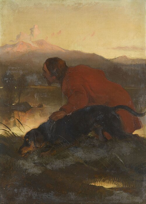 The Hunter and the Bloodhound, 1840, Edwin Landseer