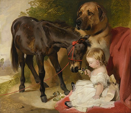 Victoria, Princess Royal, with a Pony, 1842, Edwin Landseer