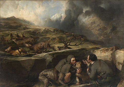 The Deer-Drive, 1847, Edwin Landseer