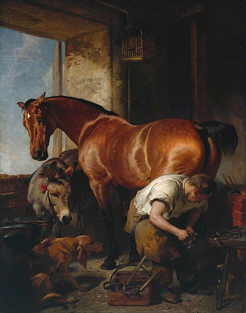 Shoeing, 1844, Edwin Landseer