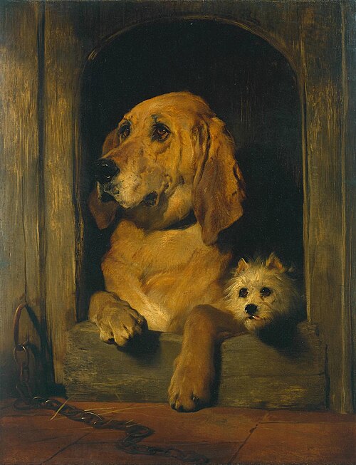 Dignity and Impudence, 1839, Edwin Landseer